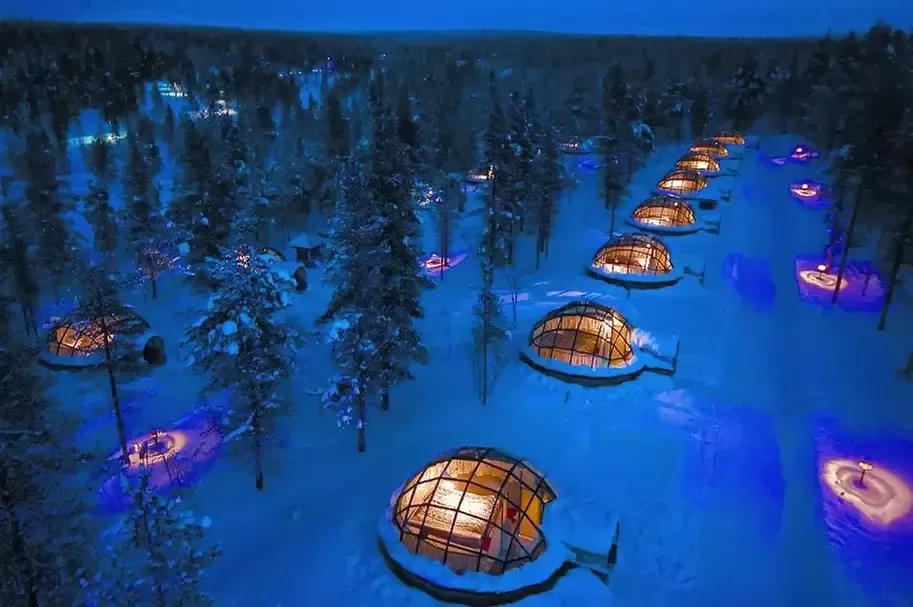 Finnish Arctic Adventure: 6-Day w/Glass Igloo, Northern Lights & Air